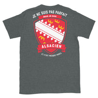 Thumbnail for T-shirt Alsacien bleu marine - Je ne suis pas parfait mais.
