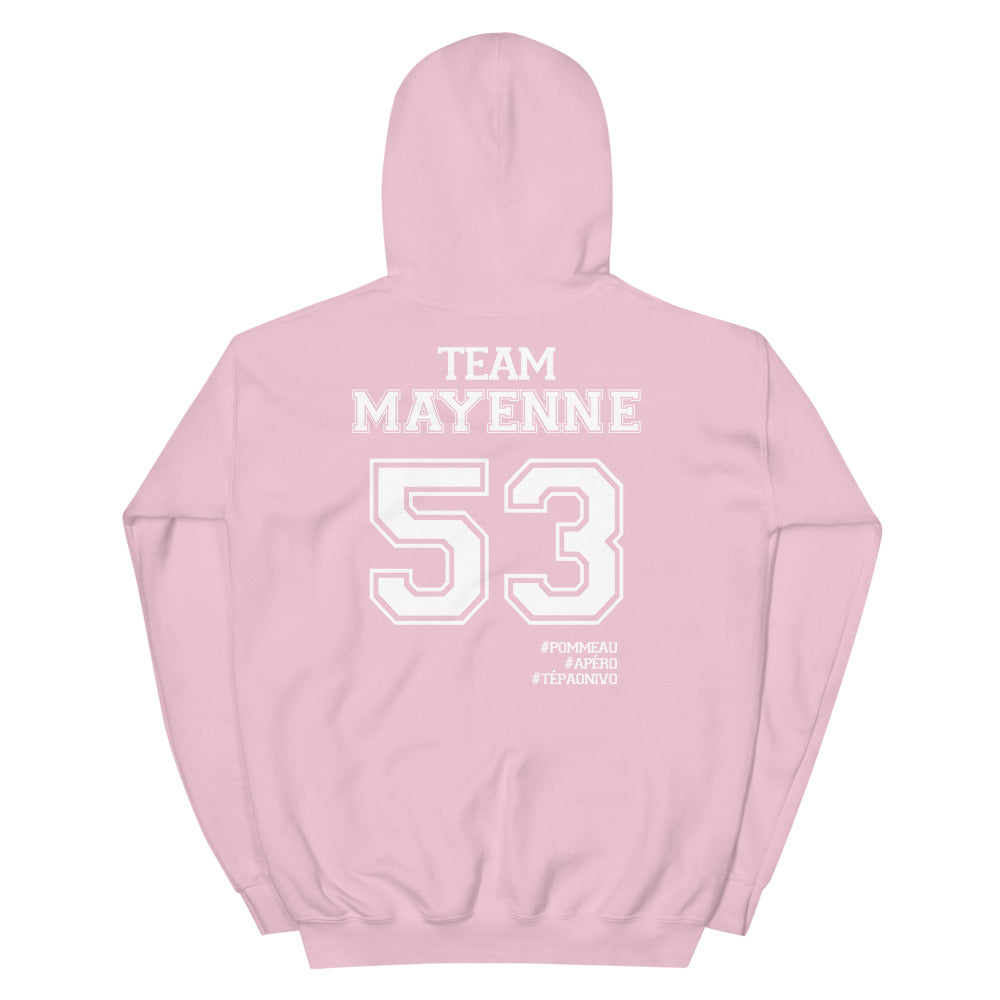 TEam Mayenne 53 - Sweatshirt à capuche - Ici & Là - T-shirts & Souvenirs de chez toi