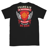 Thumbnail for T-shirt Occitan noir - Fierté et humour français