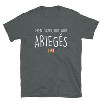Thumbnail for T-shirt Ariège noir dos - Je m'en fous je suis Ariégeois