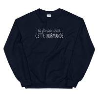 Thumbnail for fée pas chier cette Normande - Sweatshirt - Ici & Là - T-shirts & Souvenirs de chez toi