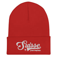 Thumbnail for Bonnet Suisse bleu marine dos - Pour toujours avec fierté