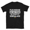 T-shirt Sénégal noir - Ma femme est ma force