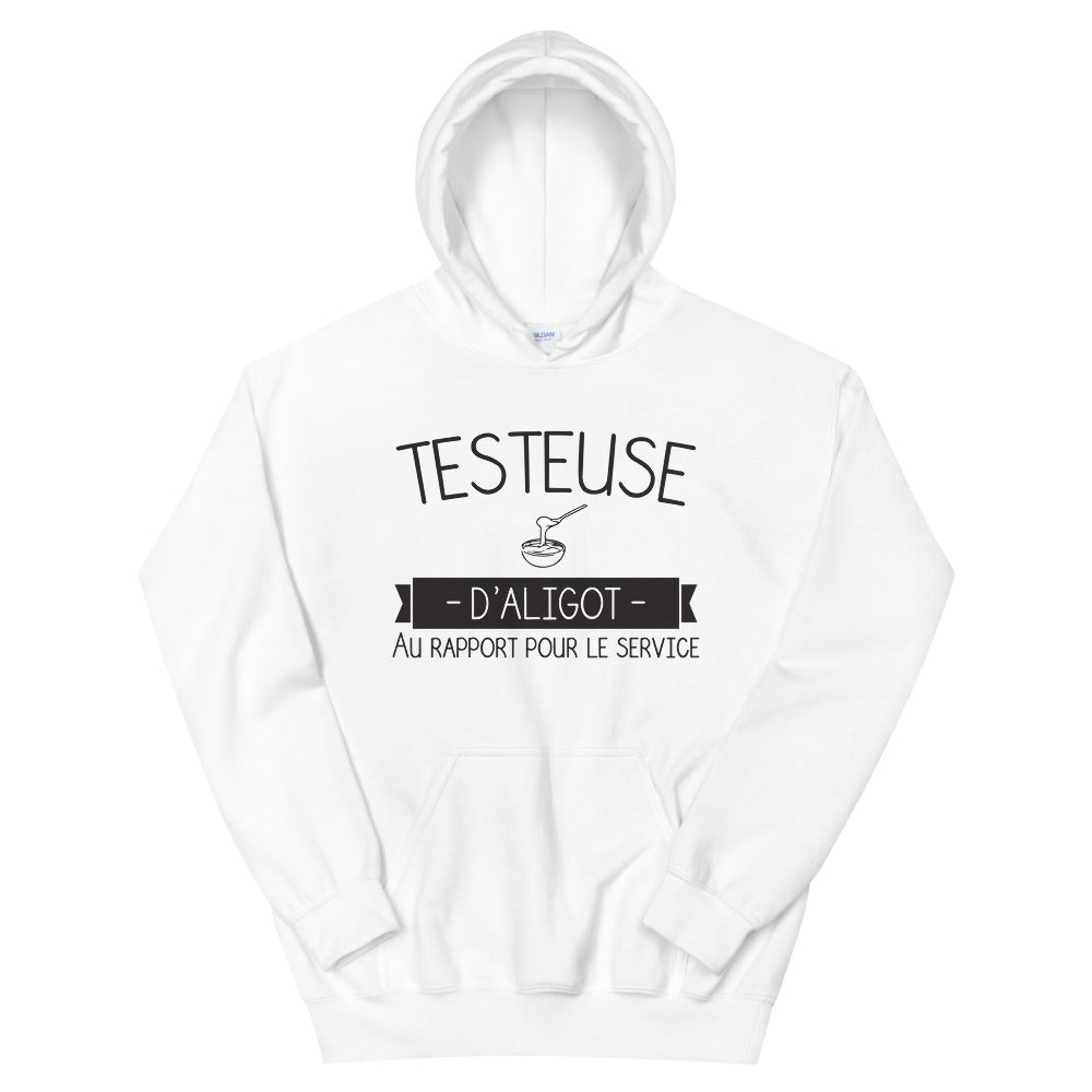 Testeuse d'aligot - Sweatshirth à capuche - Ici & Là - T-shirts & Souvenirs de chez toi