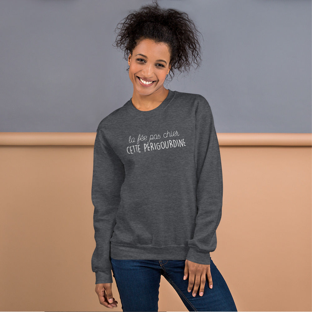 Sweatshirt Périgourdine bleu marine - fée pas chier