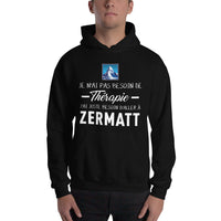 Thumbnail for Zermatt Thérapie - Sweatshirt à capuche - Ici & Là - T-shirts & Souvenirs de chez toi