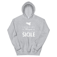 Thumbnail for Sweatshirt Sicilien bleu marine dos - Je n'ai pas besoin de thérapie