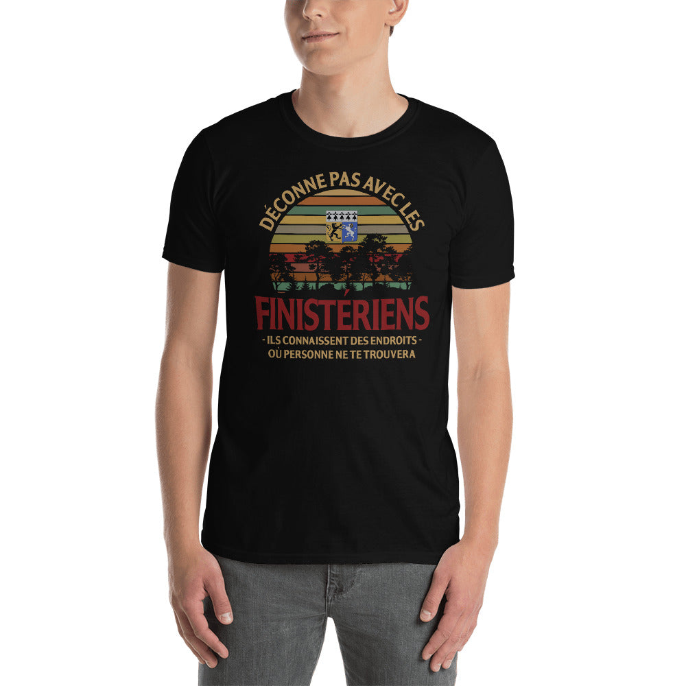 T-shirt Bretagne noir dos - Fierté des Finistériens