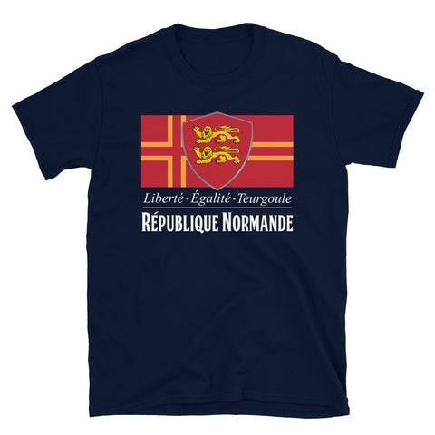 République Normand -  T-Shirt standard et humoristique pour les Normands - Ici & Là - T-shirts & Souvenirs de chez toi