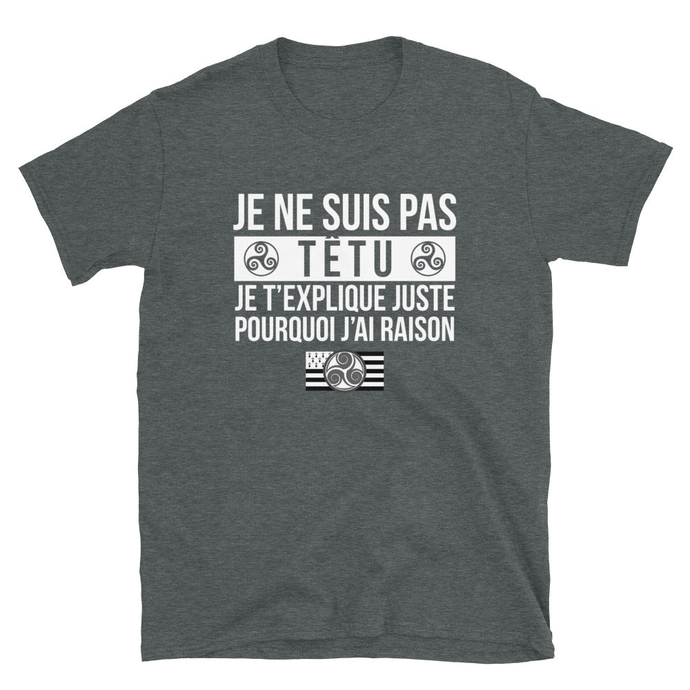 Têtu - Breton - Bretagne - T-shirt Standard - Ici & Là - T-shirts & Souvenirs de chez toi