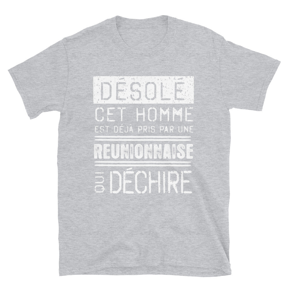 Désolé pris par un Réunionnaise -  T-Shirt standard - Ici & Là - T-shirts & Souvenirs de chez toi