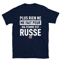 Thumbnail for T-shirt Russie noir dos - Plus rien ne me fait peur ma femme est