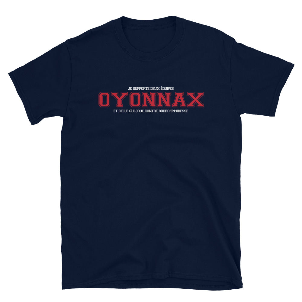 T-shirt Oyonnax gris foncé - Supportez votre équipe avec humour