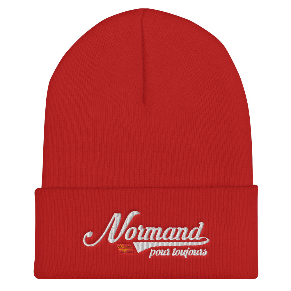 Bonnet Normandie vert sapin dos - Normand pour toujours, élégant et discret