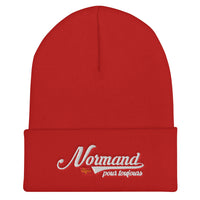 Thumbnail for Bonnet Normandie vert sapin dos - Normand pour toujours, élégant et discret
