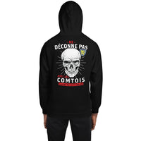 Thumbnail for Sweatshirt Franche-Comté bleu marine - Ne déconne pas avec les Comtois