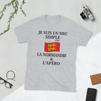 Thumbnail for T-shirt Normandie blanc dos - L'Apéro, un moment de partage