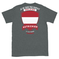 Thumbnail for T-shirt autrichien bleu marine - Je ne suis pas parfait mais.