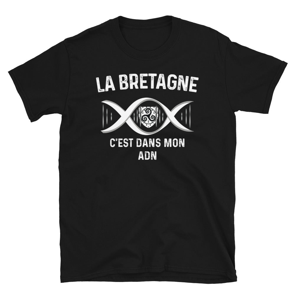 Bretagne ADN - T-shirt Standard - Ici & Là - T-shirts & Souvenirs de chez toi