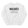 Sweatshirt Béarn blanc - Définition Macarèu humoristique