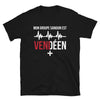 T-shirt Vendée noir - Mon groupe sanguin est Vendéen Plus +
