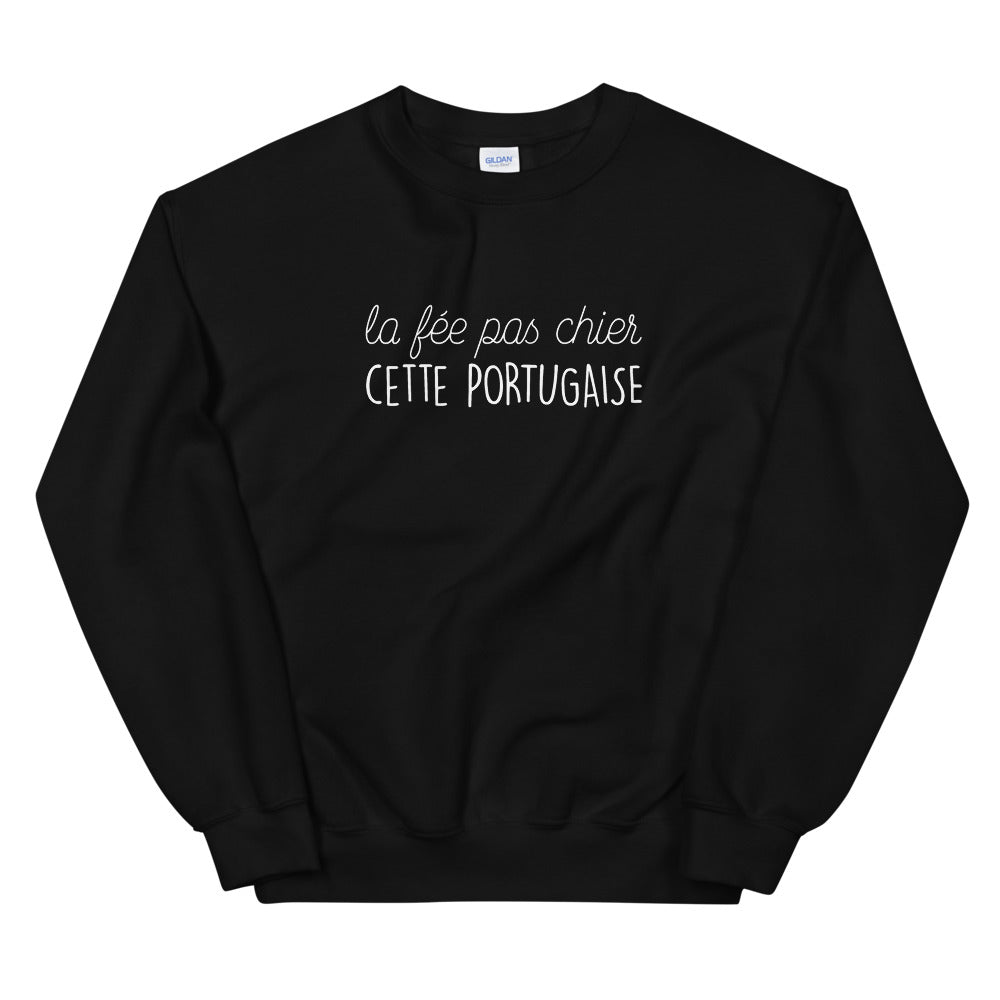 Sweatshirt Portugal gris sport - Fée pas chier cette portugaise