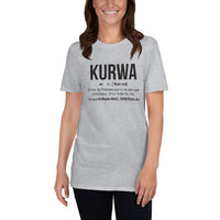 Thumbnail for T-shirt Pologne blanc dos - Définition humoristique de Kurwa