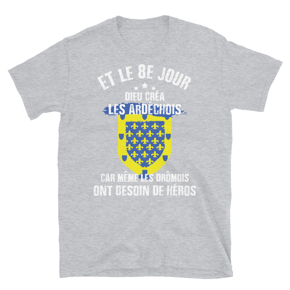 8e-jour-ardechois T-shirt Standard - Ici & Là - T-shirts & Souvenirs de chez toi