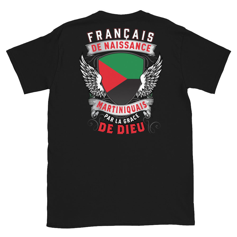 T-shirt Martinique noir - Français, Belge, Suisse, Canadien