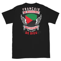 Thumbnail for T-shirt Martinique noir - Français, Belge, Suisse, Canadien
