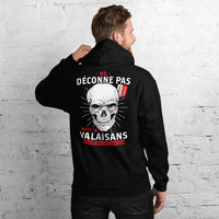 Thumbnail for Sweatshirt Valaisans gris foncé chiné - Ne déconnez pas avec humour