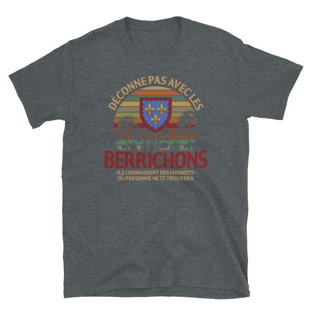 Déconne pas avec les Berrichons - T-shirt Standard - Ici & Là - T-shirts & Souvenirs de chez toi