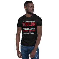 Thumbnail for T-shirt Toulon gris sport - Grande histoire de la ville en humour