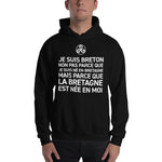 La Bretagne est née en moi - Sweatshirt à capuche - Ici & Là - T-shirts & Souvenirs de chez toi