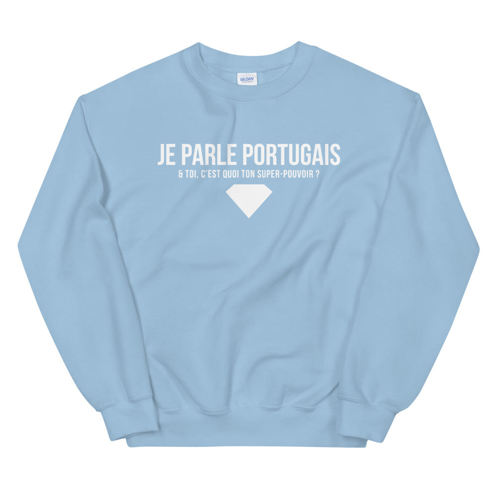 Sweatshirt Portugal noir - Parle avec fierté