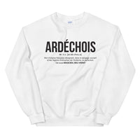 Thumbnail for Ardéchois définition drôle - Sweatshirt - Ici & Là - T-shirts & Souvenirs de chez toi