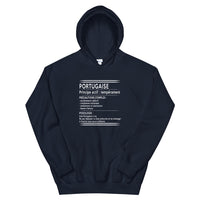 Thumbnail for Sweatshirt Portugal noir dos - Confort et fierté locale