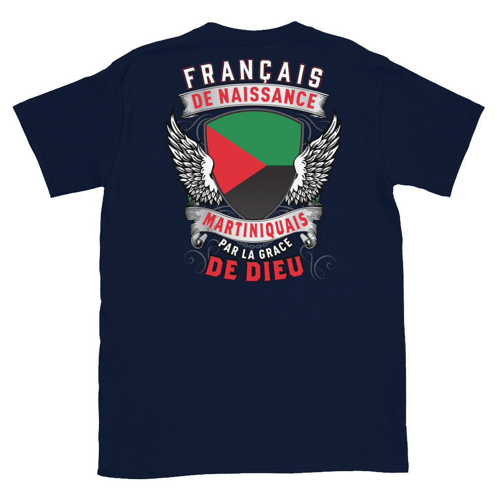 T-shirt Martinique bleu marine - Français, Belge, Suisse, Canadien