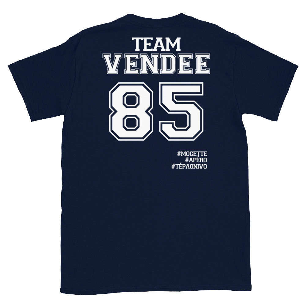 T-shirt Vendée noir - Fierté locale et confort durable