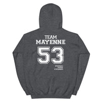 Thumbnail for Sweatshirt Mayenne 53 bleu marine dos - Confort et style local