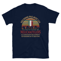 Thumbnail for T-shirt Neuchâtel gris foncé - Confort et fierté locale