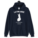 Finlande là où mon histoire commence - Sweatshirt à capuche - Ici & Là - T-shirts & Souvenirs de chez toi