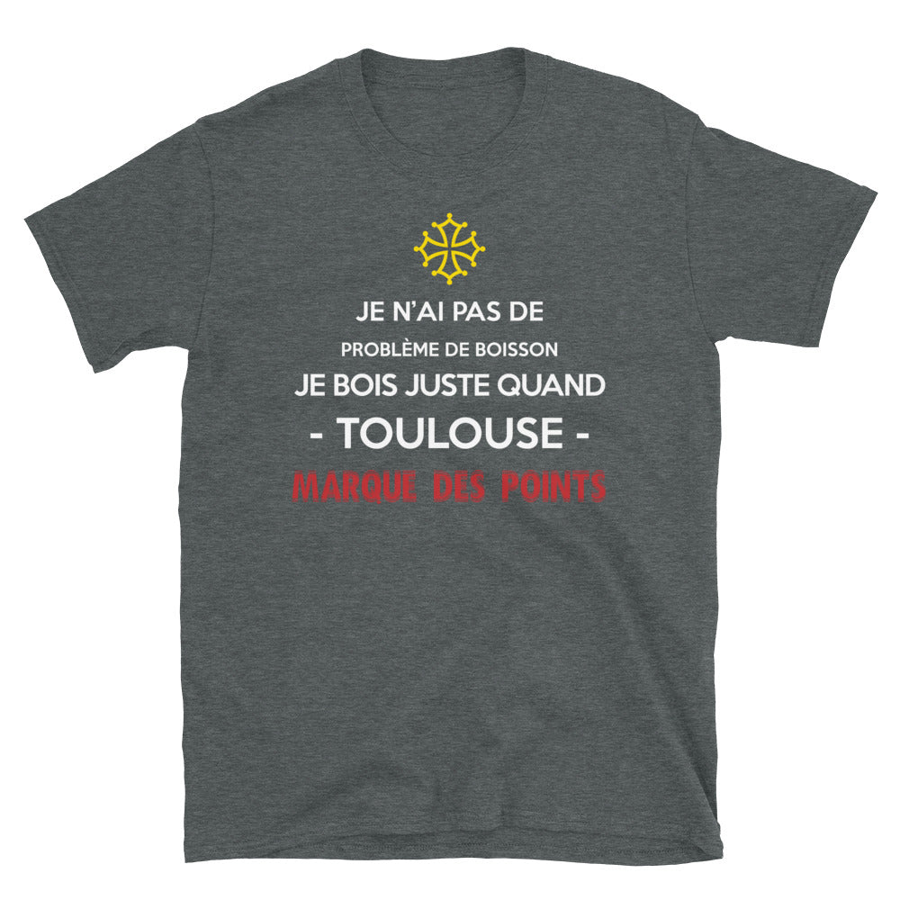 Toulouse point boisson rugby - T-shirt Standard - Ici & Là - T-shirts & Souvenirs de chez toi