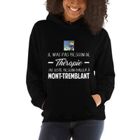 Thumbnail for Sweatshirt Mont-Tremblant gris foncé - Je n'ai pas besoin de thérapie
