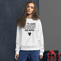 Thumbnail for Sweatshirt Béarn gris sport face - Je te jure avec humour
