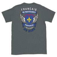 Thumbnail for T-shirt Provence gris foncé chiné - Provençal par la grâce de Dieu