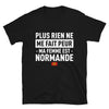 T-shirt Normandie noir - Ma femme est un défi quotidien