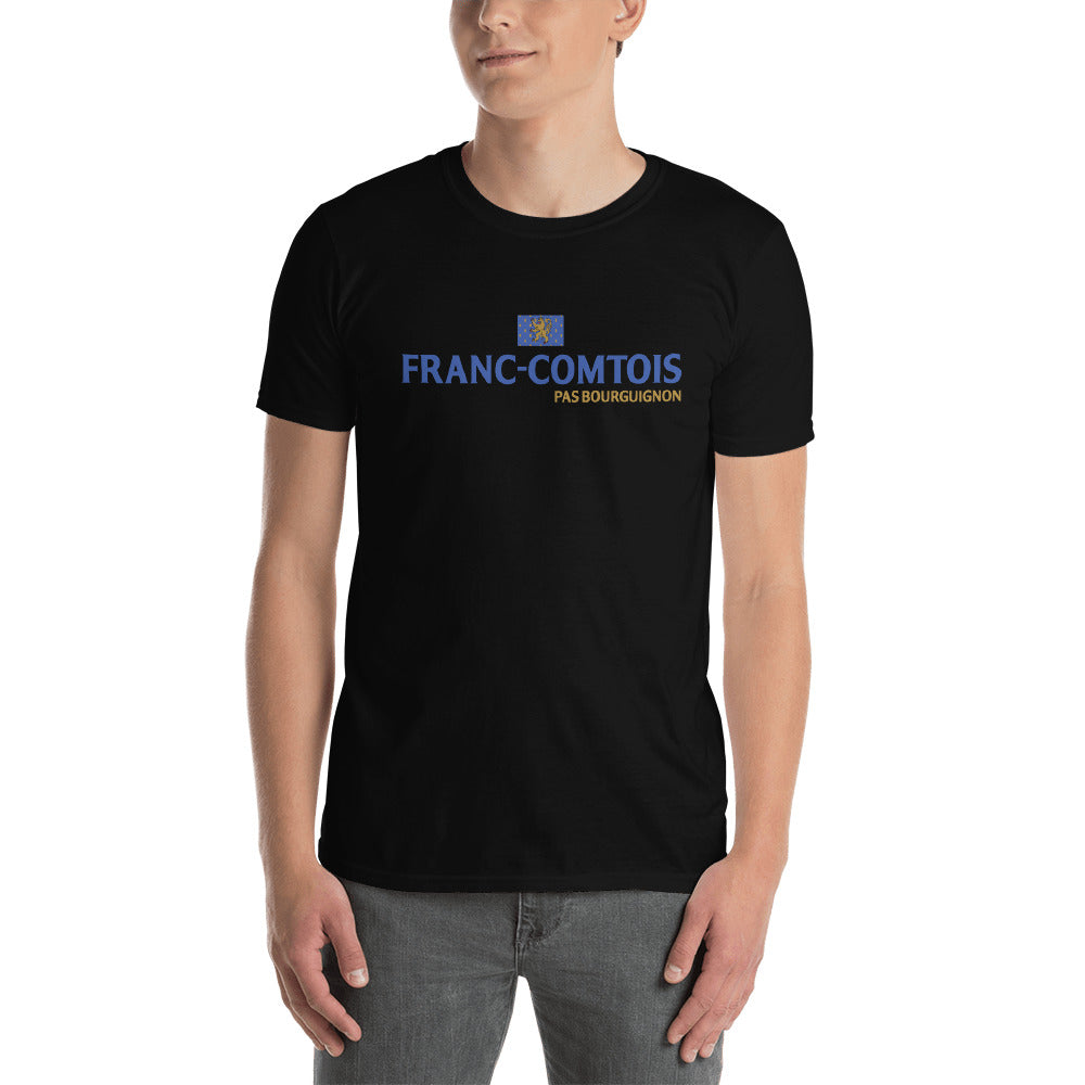 T-shirt Franche-Comté noir dos - Franc-comtois pas B**rguignon