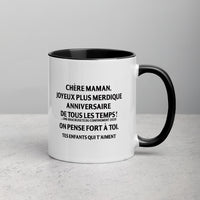 Thumbnail for Maman Joyeux plus merdique anniversaire de tous les temps  - Mug Tasse Couleurs intérieures père - Ici & Là - T-shirts & Souvenirs de chez toi