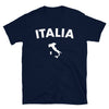 T-shirt Italie noir - Carte humoristique de l'Italie